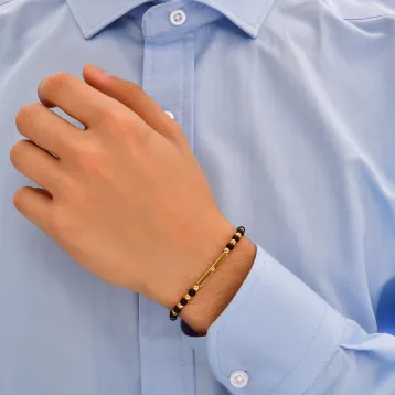 0,01 Karat Pırlanta Çelik Bileklik
