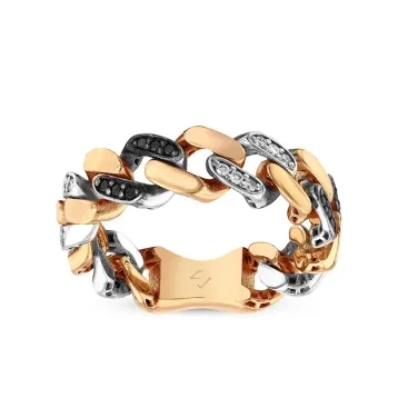 0,20 Karat Pırlantalı Trend Yüzük