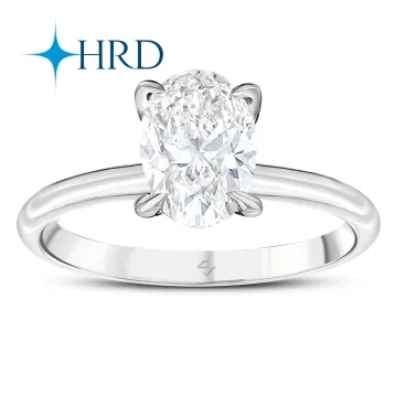 1 Karat Oval HRD Sertifikalı Online Özel Tektaş Pırlanta Yüzük