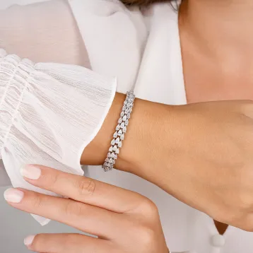 8,9 Karat Pırlanta Suyolu Bileklik