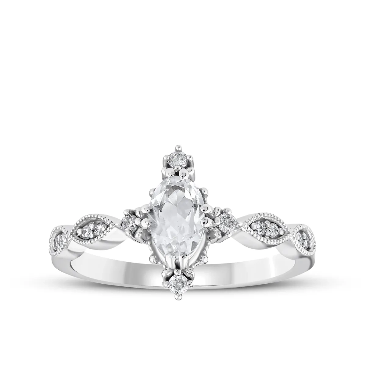 0,73 Karat Pırlantalı Vintage Yüzük