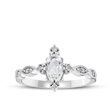 0,73 Karat Pırlantalı Vintage Yüzük