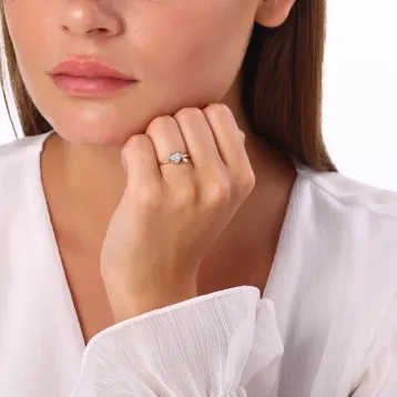 0,22 Karat Pıranta Trend Tasarım Yüzük