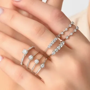 0.40 Karat Tektaş Pırlantalı Yüzük