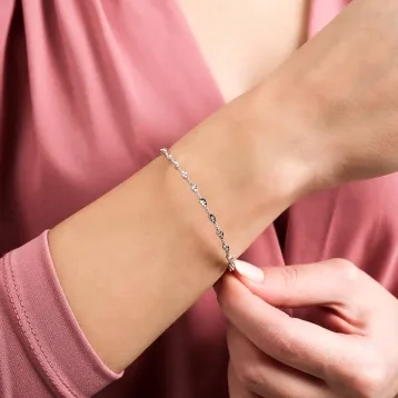 0,11 Karat Pırlantalı Bileklik 