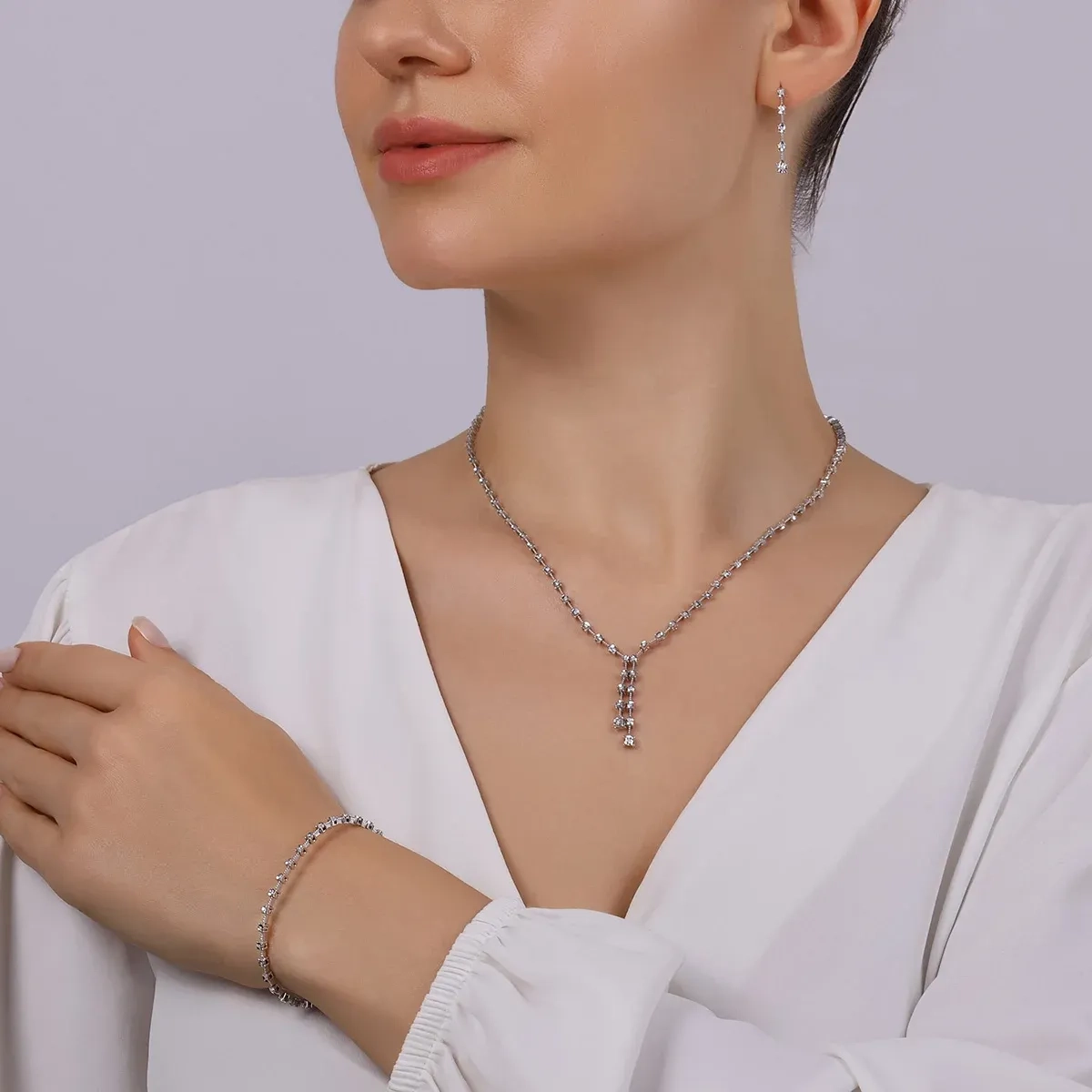 0,33 Karat Suyolu Pırlanta Set