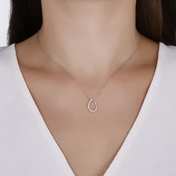 0,05 Karat Pırlanta Tasarım Kolye