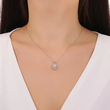 0,33 Karat Pırlanta Trend Kolye