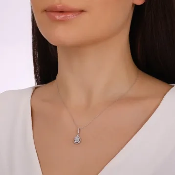 0,37 Karat Pırlanta Trend Kolye