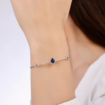 1,17 Karat Pırlantalı Trend Bileklik