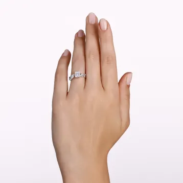 0,52 Karat Pırlanta Baget Yüzük