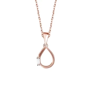 0,04 Karat Pırlantalı Kolye