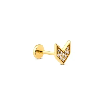 0,08 Karat Pırlantalı Tragus