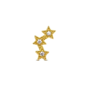 0,04 Karat Pırlantalı Piercing