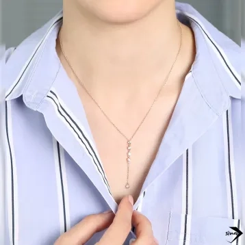 0,26  Karat Pırlantalı Kolye 