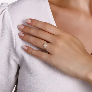 3,60 Karat Pırlantalı Renkli Taşlı Yüzük